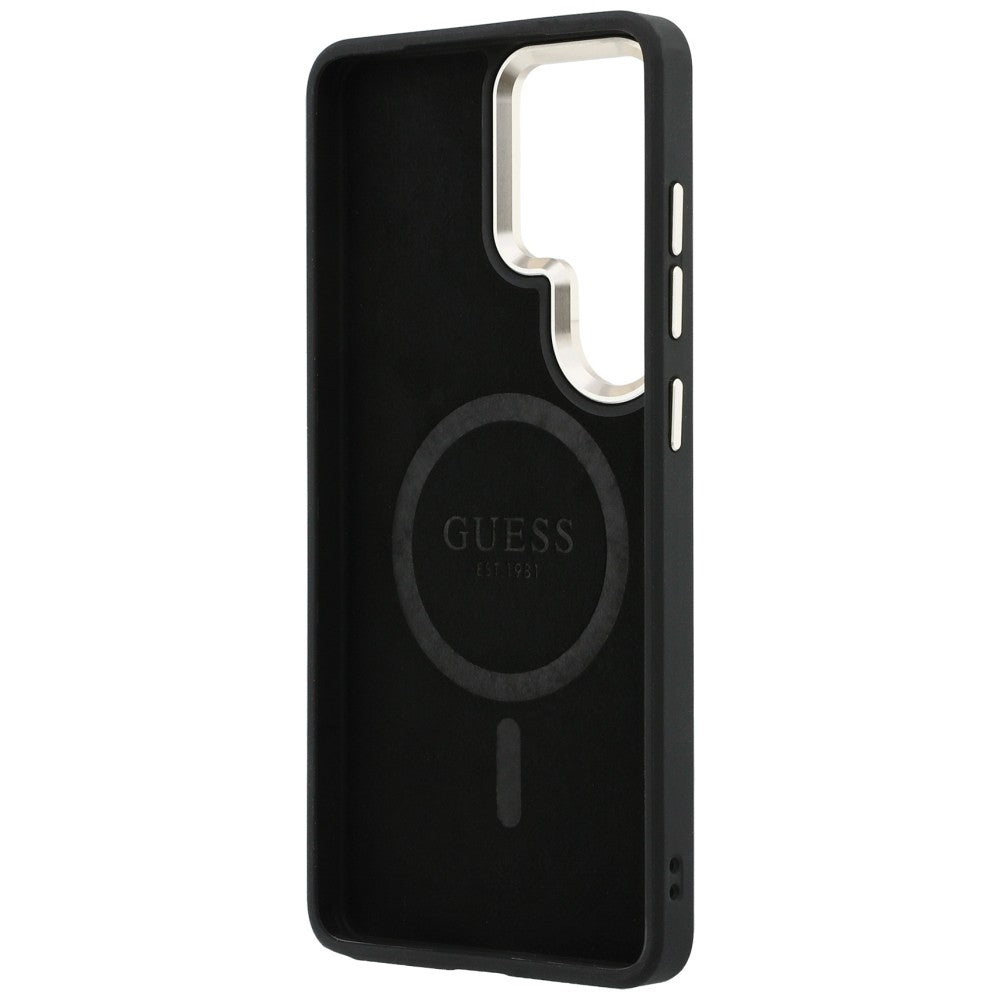 Guess GUHMS26LP4MSEGCK 4G Embossed Ring MagSafe for Samsung Galaxy S26 Ultra black