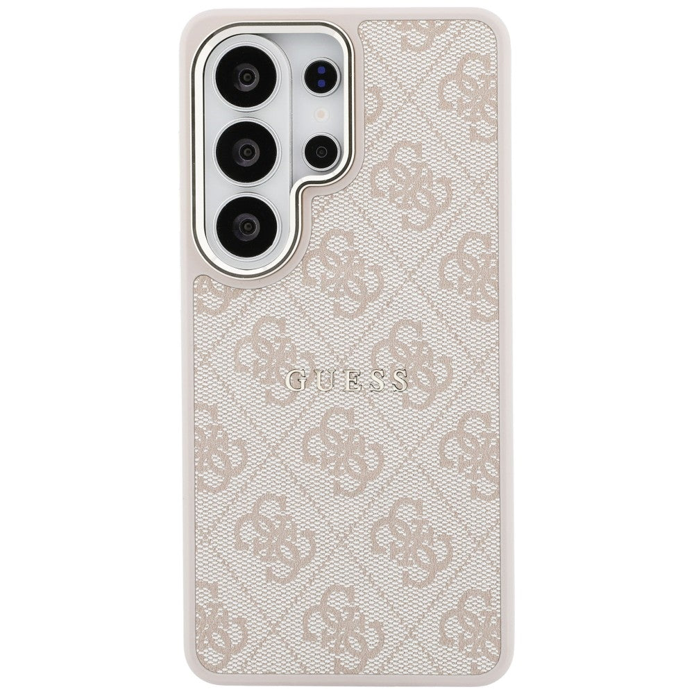 Guess GUHMS26LP4MSEGCP 4G Embossed Ring MagSafe for Samsung Galaxy S26 Ultra Pink