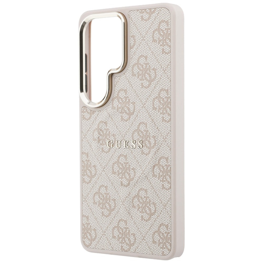 Guess GUHMS26LP4MSEGCP 4G Embossed Ring MagSafe for Samsung Galaxy S26 Ultra Pink