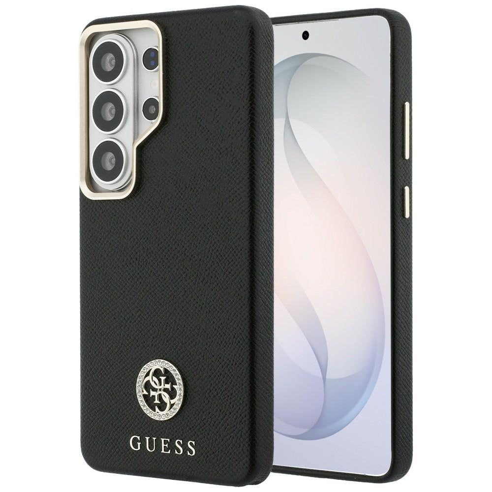Guess GUHMS26LPGCRMDEK Case Rhinestone Round Logo MagSafe for Samsung Galaxy S26 Ultra Black