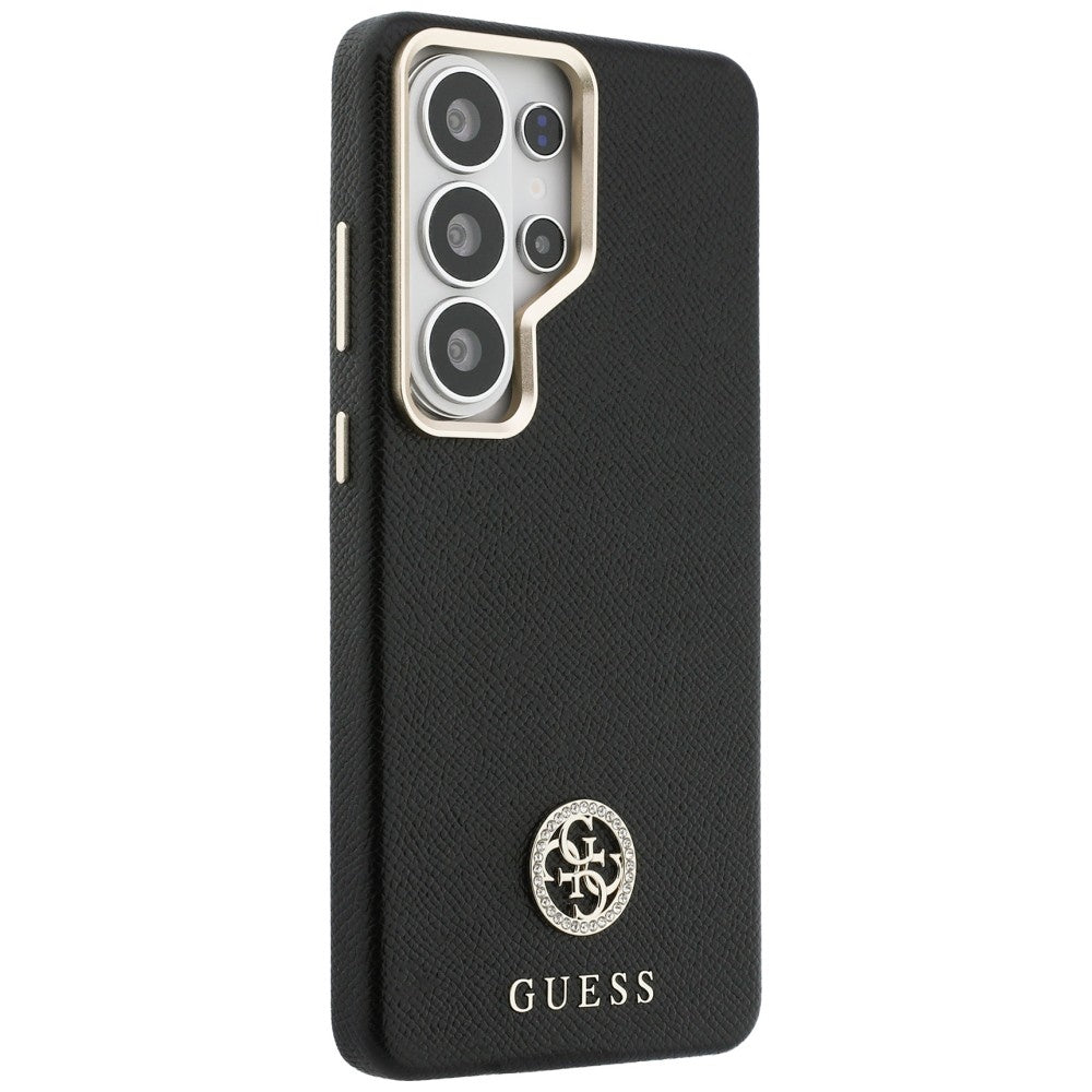 Guess GUHMS26LPGCRMDEK Case Rhinestone Round Logo MagSafe for Samsung Galaxy S26 Ultra Black