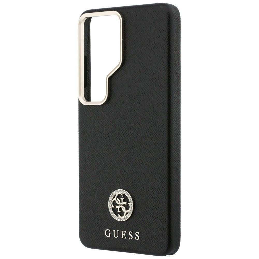 Guess GUHMS26LPGCRMDEK Case Rhinestone Round Logo MagSafe for Samsung Galaxy S26 Ultra Black