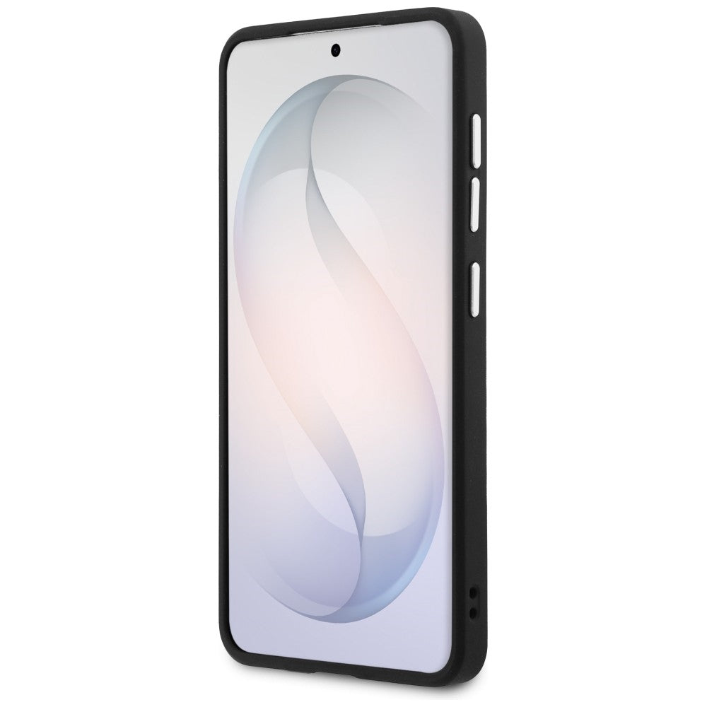 Guess GUHMS26SPFGTSCMS Fixed Glitter Triangle MagSafe for Samsung Galaxy S26 silver