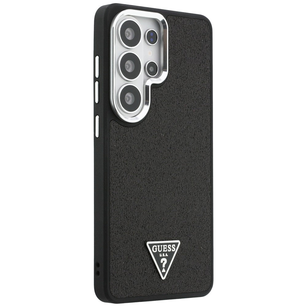 Guess GUHMS26LPFGTSCMK Fixed Glitter Triangle MagSafe for Samsung Galaxy S26 Ultra black