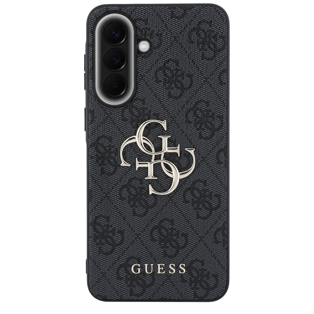 Guess GUHCSA574GMGGR Leather 4G Metal Logo for Samsung Galaxy A57 5G black
