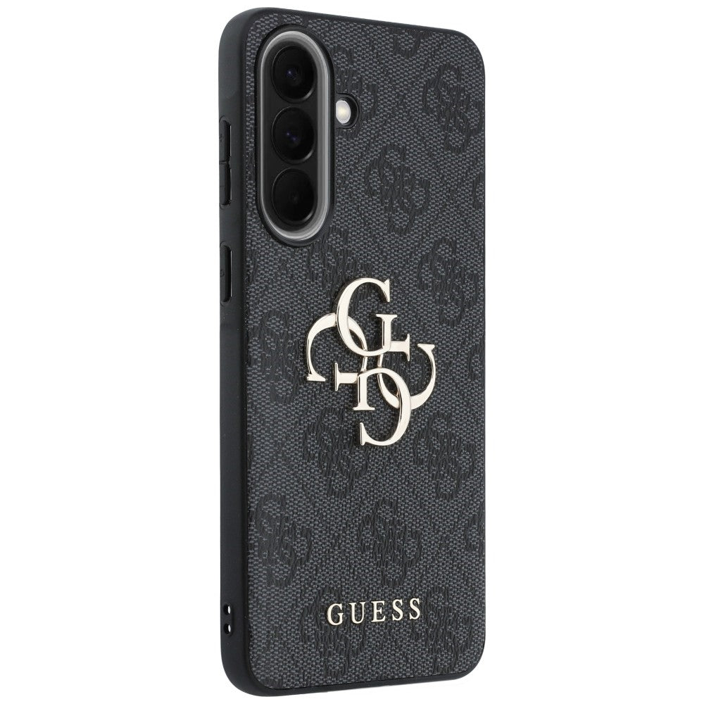 Guess GUHCSA574GMGGR Leather 4G Metal Logo for Samsung Galaxy A57 5G black
