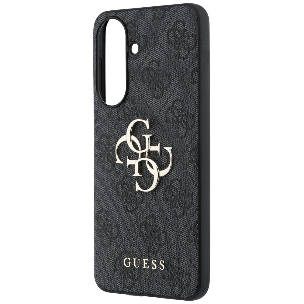 Guess GUHCSA574GMGGR Leather 4G Metal Logo for Samsung Galaxy A57 5G black