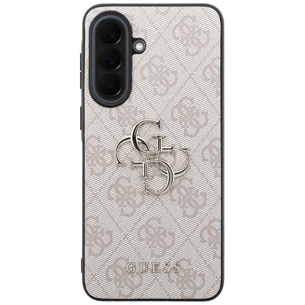 Guess GUHCSA374GMGPI Leather 4G Metal Logo for Samsung Galaxy A37 5G Pink