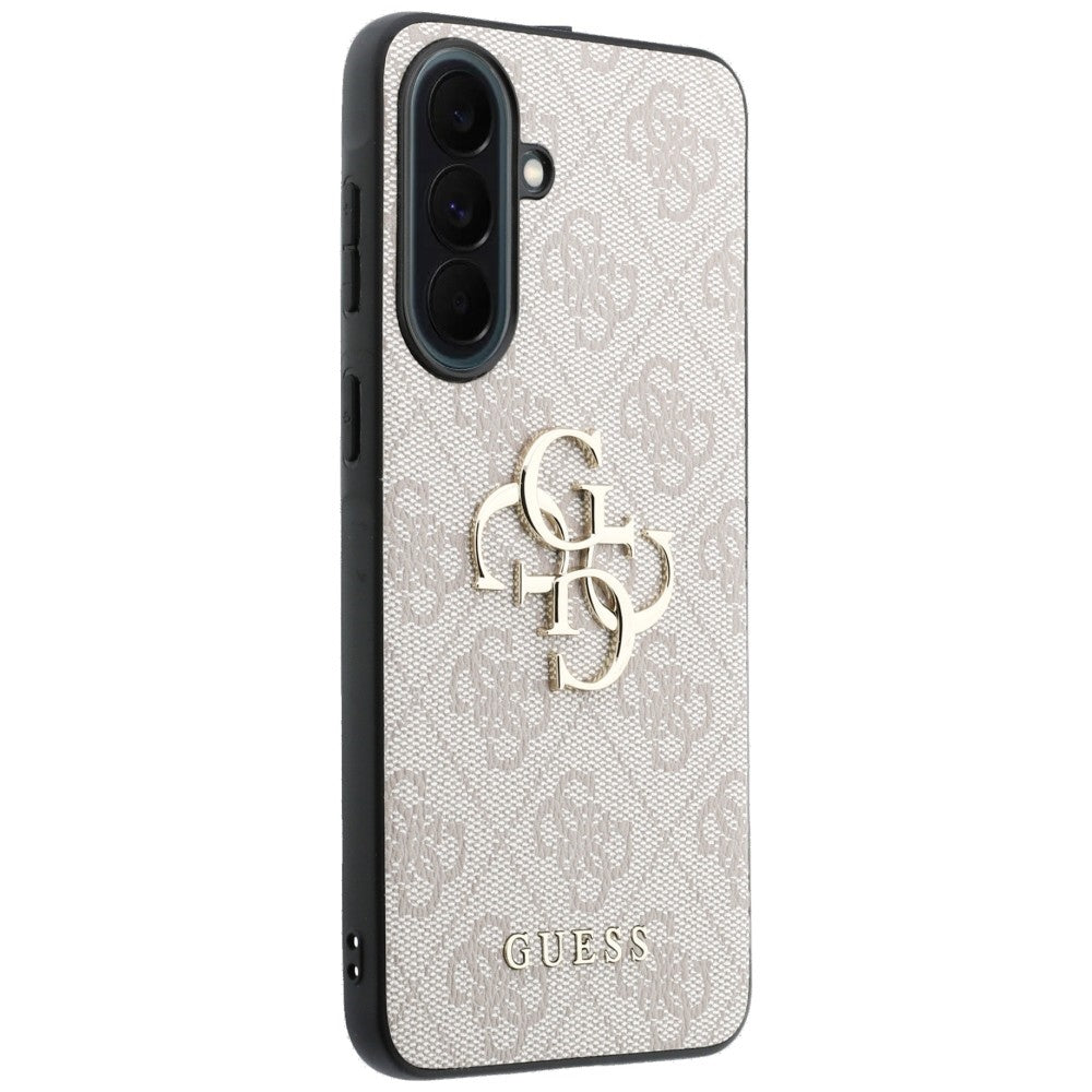 Guess GUHCSA374GMGPI Leather 4G Metal Logo for Samsung Galaxy A37 5G Pink