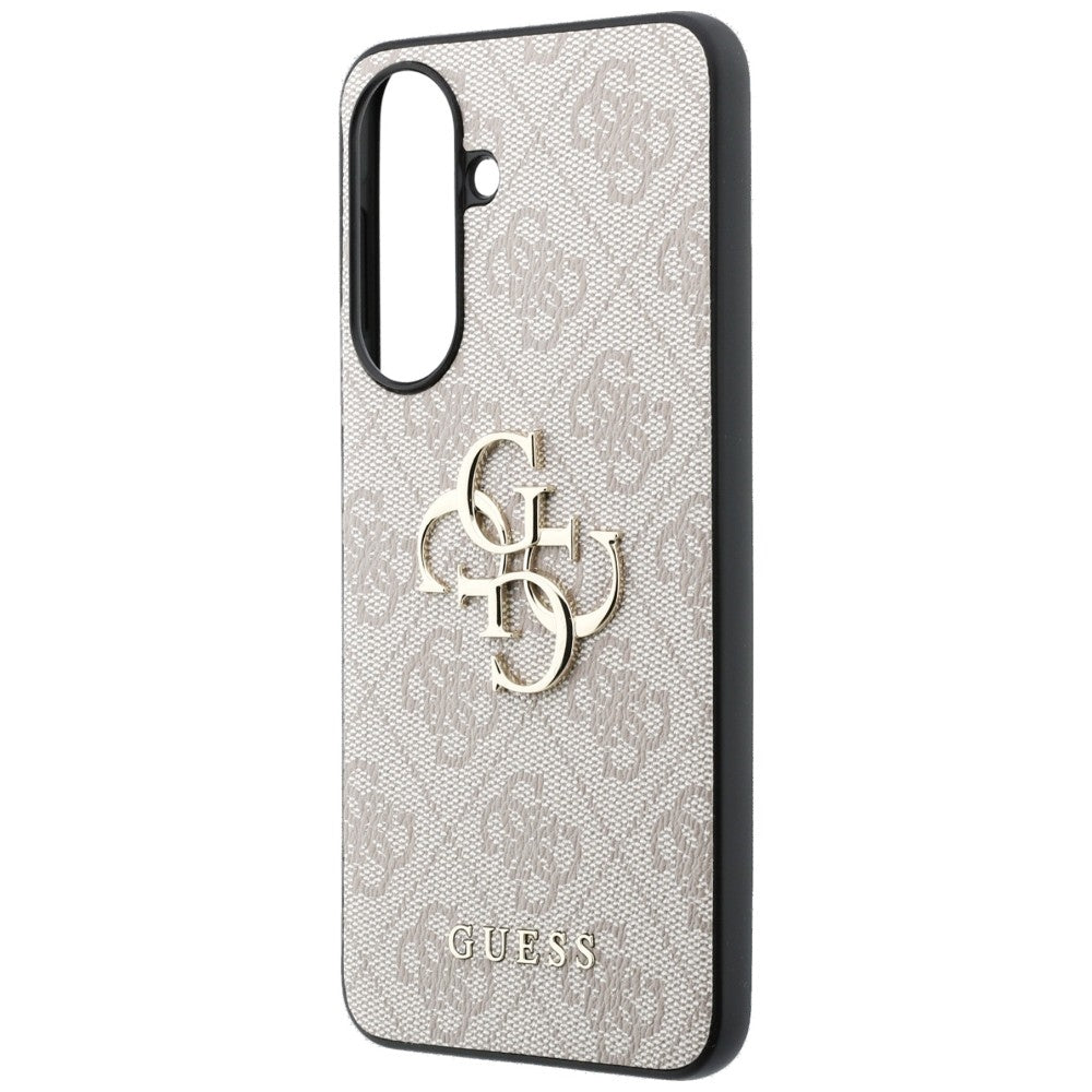 Guess GUHCSA374GMGPI Leather 4G Metal Logo for Samsung Galaxy A37 5G Pink