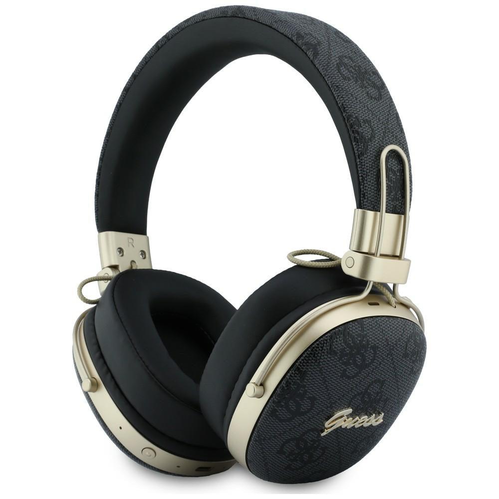Guess Headphones Guess Bluetooth ENC Metal 4G Script Logo black