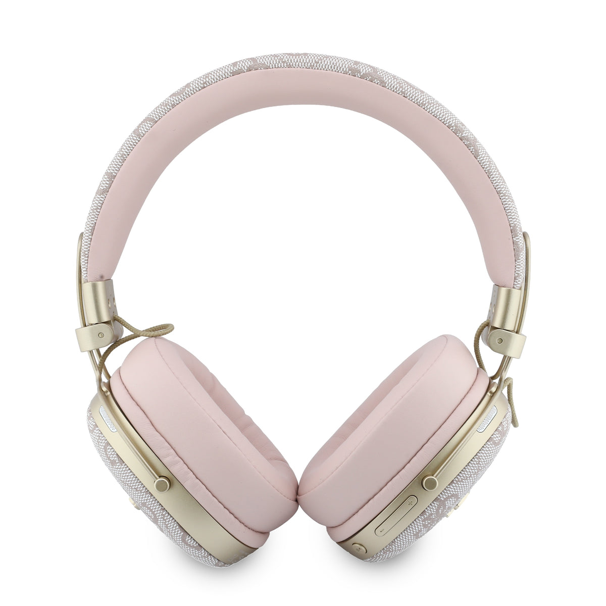 Guess Headphones Guess Bluetooth ENC Metal 4G Script Logo pink