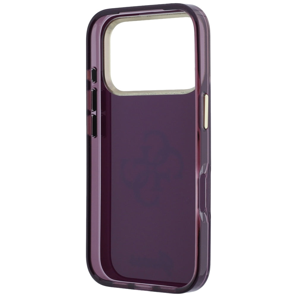 Guess GUHCP18X5HC4MLSU IML 4G Script Metal Case for iPhone 18 Pro Max / 17 Pro Max Burgundy
