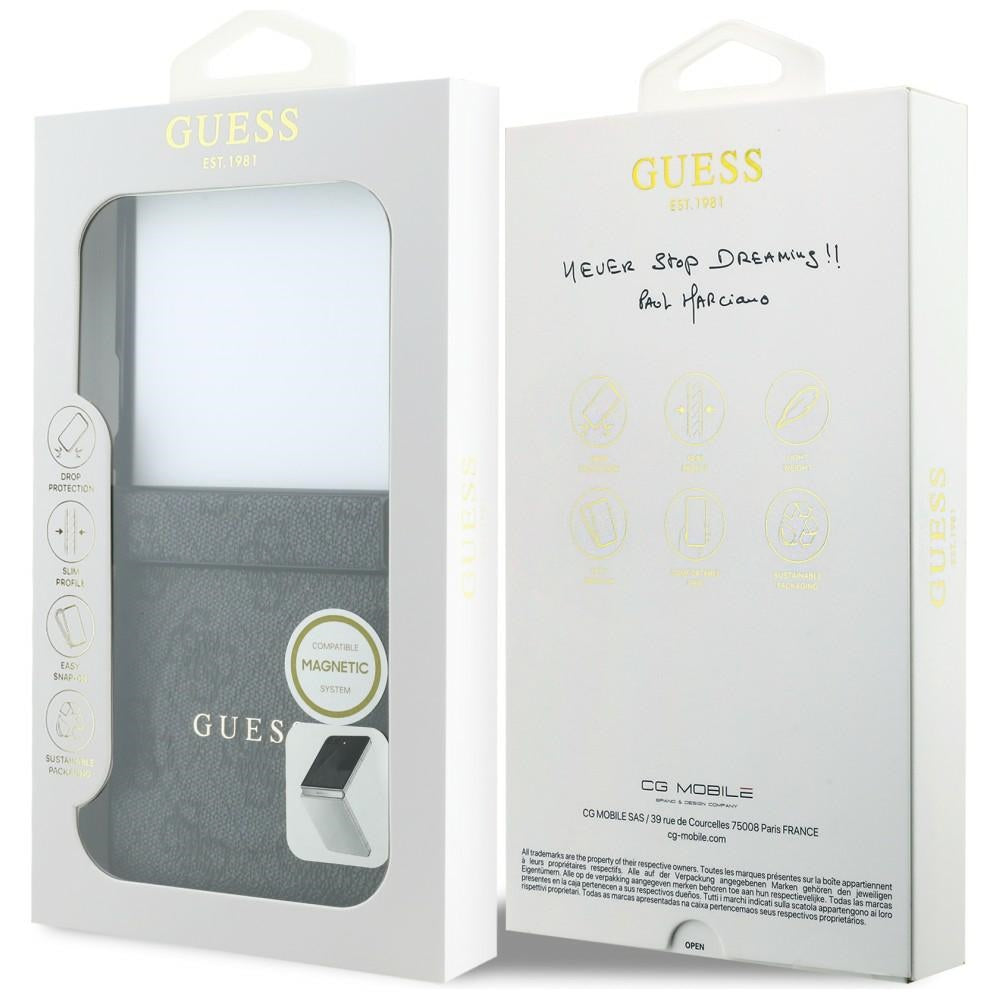 Guess 4G Classic MagSafe Case for Samsung Galaxy Z Flip8 Black