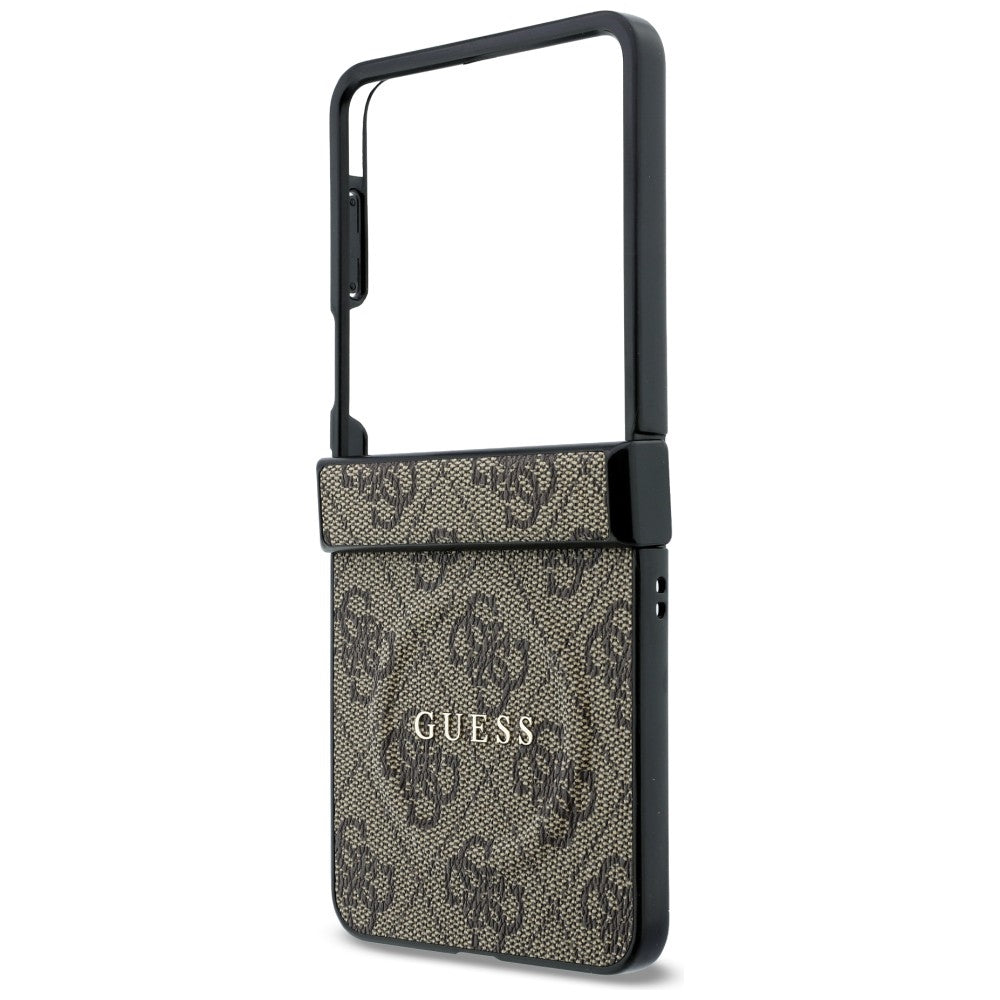 Guess 4G Classic MagSafe Case for Samsung Galaxy Z Flip8 Brown