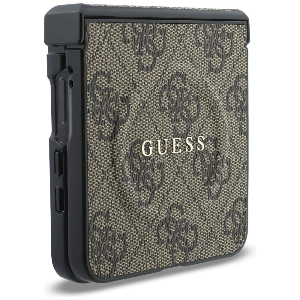 Guess 4G Classic MagSafe Case for Samsung Galaxy Z Flip8 Brown