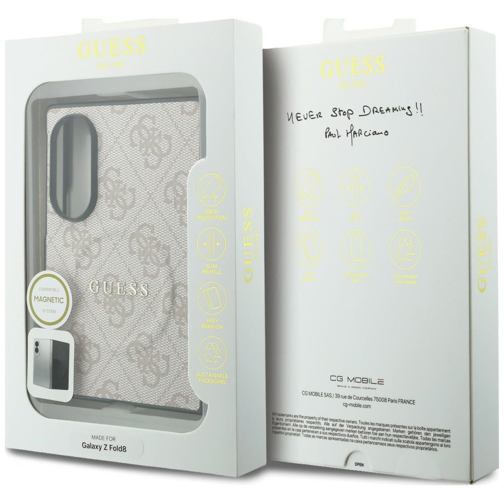 Guess 4G Classic MagSafe Case for Samsung Galaxy Z Fold8 Pink