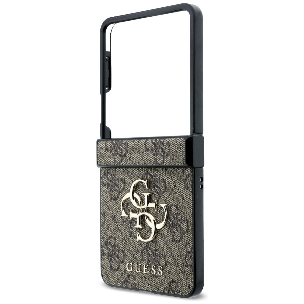 Guess Big 4G Logo Case for Samsung Galaxy Z Flip 8 Brown