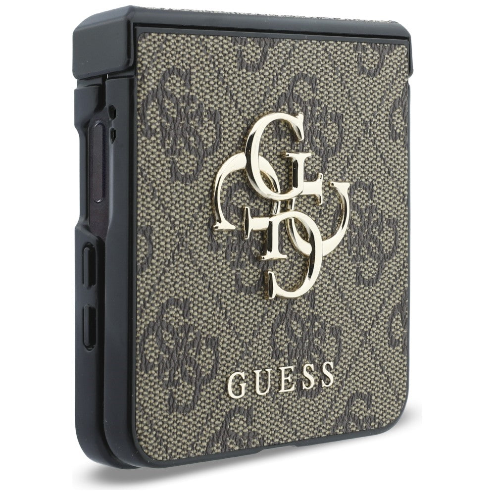 Guess Big 4G Logo Case for Samsung Galaxy Z Flip 8 Brown