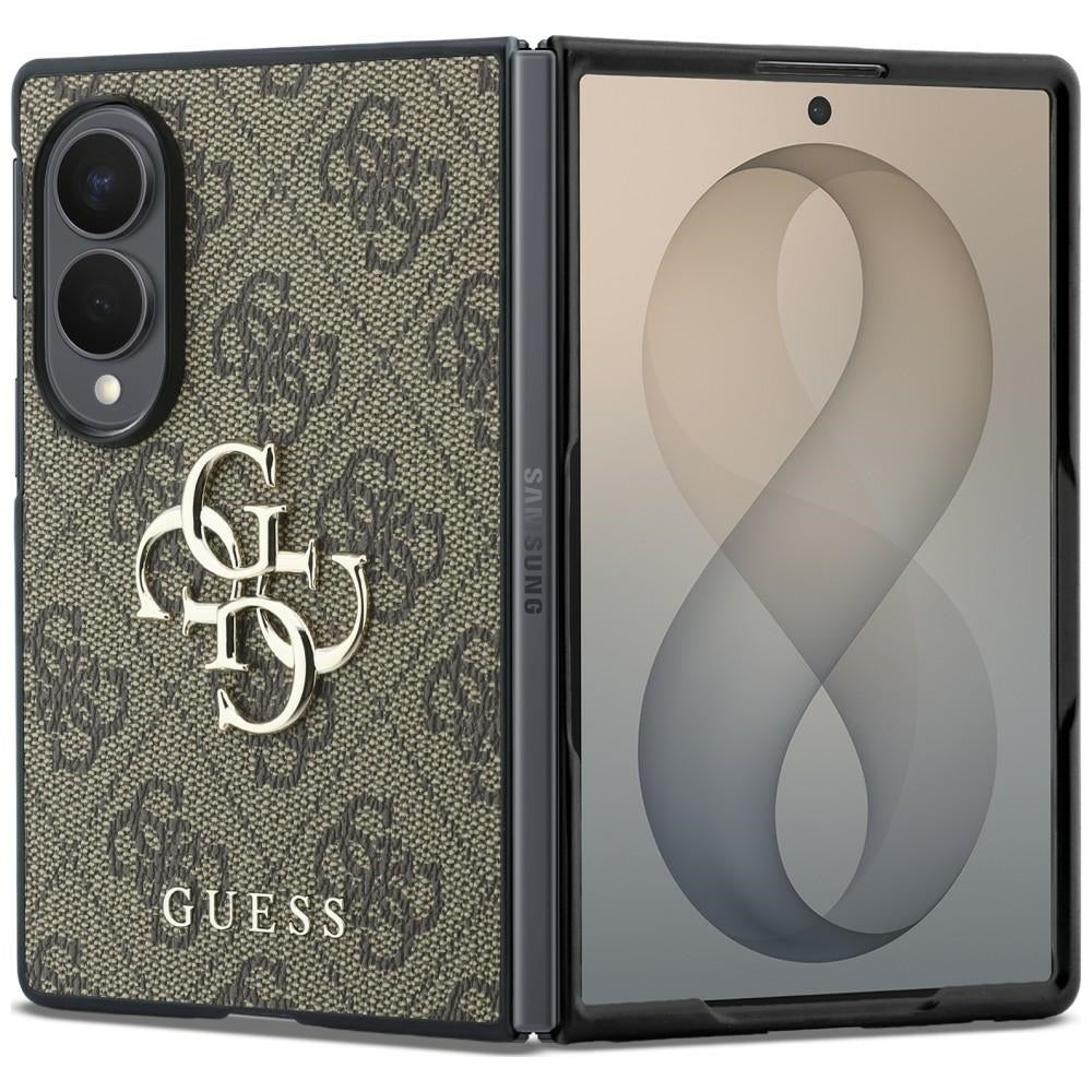 Guess Big 4G Logo Case for Samsung Galaxy Z Fold8 brown