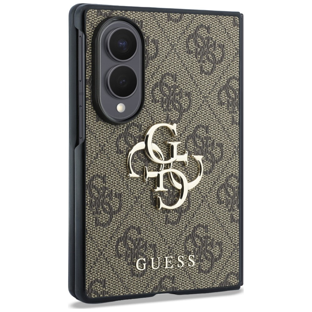 Guess Big 4G Logo Case for Samsung Galaxy Z Fold8 brown