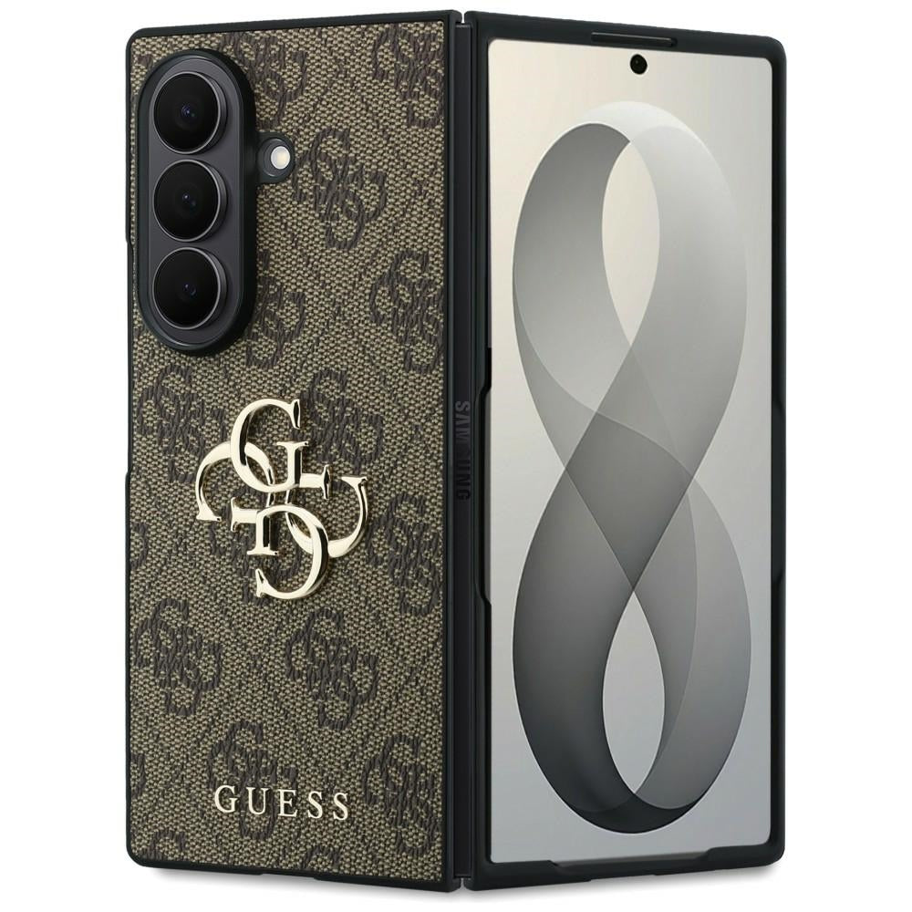 Guess Big 4G Logo Case for Samsung Galaxy Z Fold8 Ultra brown