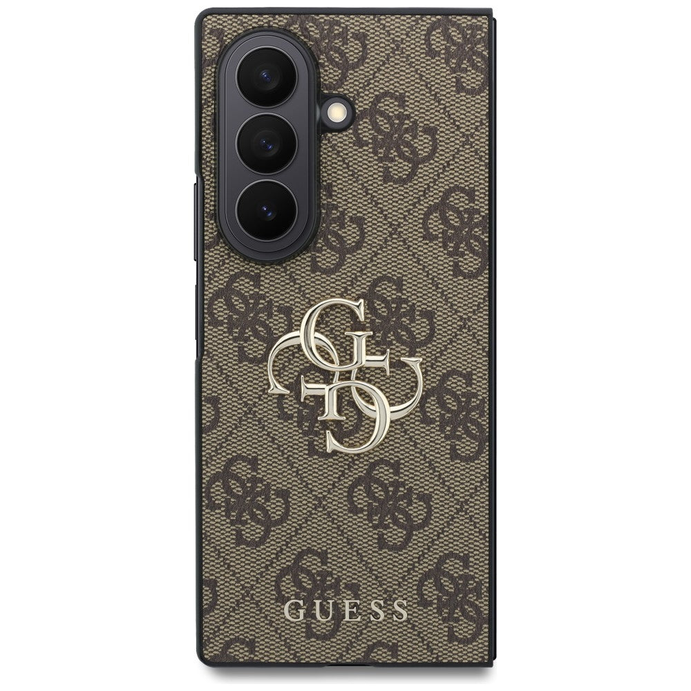 Guess Big 4G Logo Case for Samsung Galaxy Z Fold8 Ultra brown