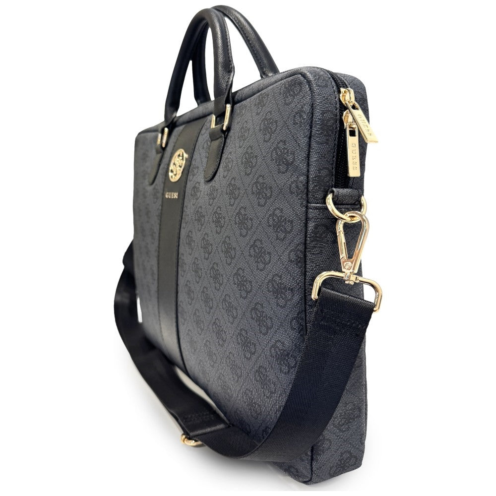 Guess Bag 4G Round 4G & Classic Logos Stripe 16”Black