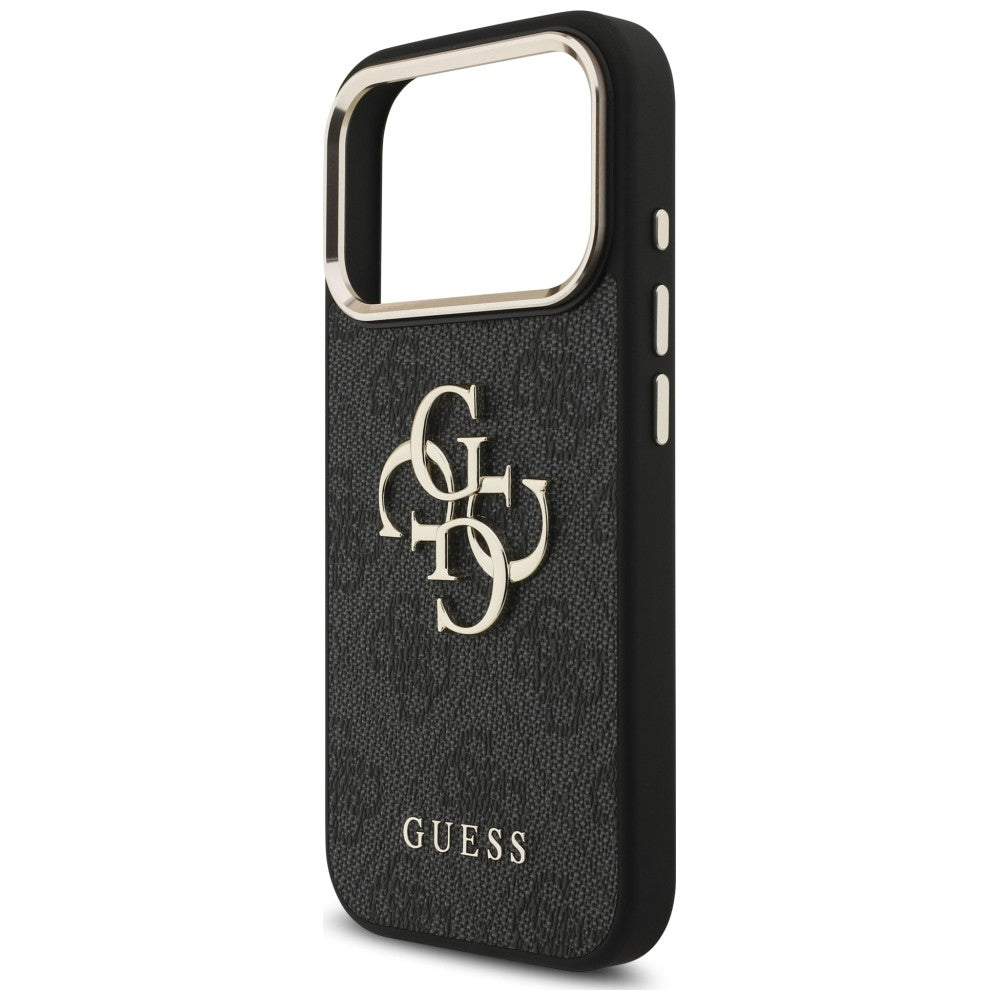 Guess GUHCP18XP4GMGSCK 4G Strap 4G Classic Logo Metal Trims for iPhone 18 Pro Max / 17 Pro Max black