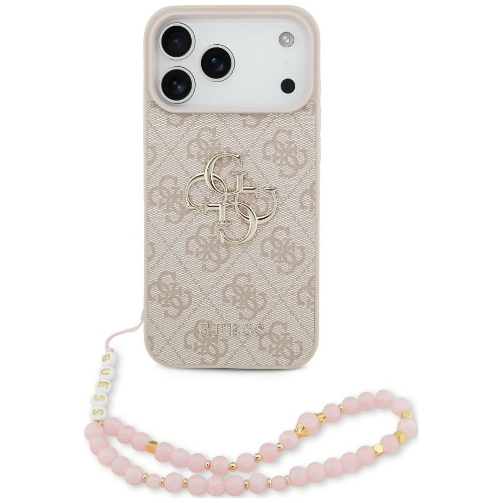 Guess GUHCP18XP4GMGSP 4G Strap 4G Classic Logo for iPhone 18 Pro Max / 17 Pro Max Pink