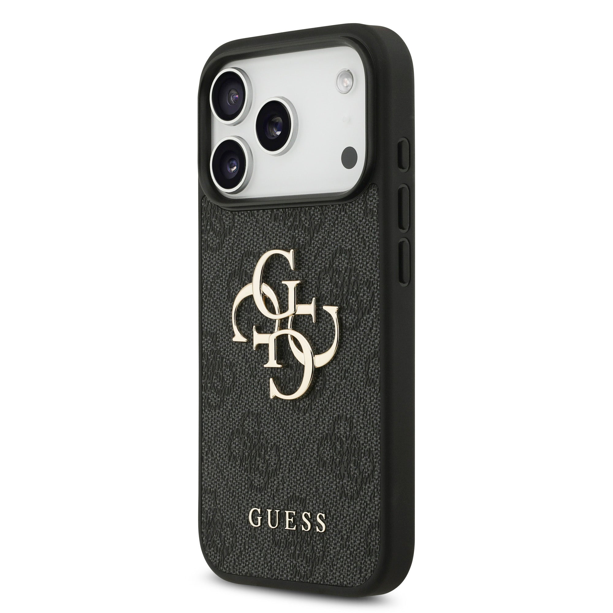 GUESS GUHCP17L4GMGGR HardCase 4G PU Big Logo Black iPhone 17 Pro