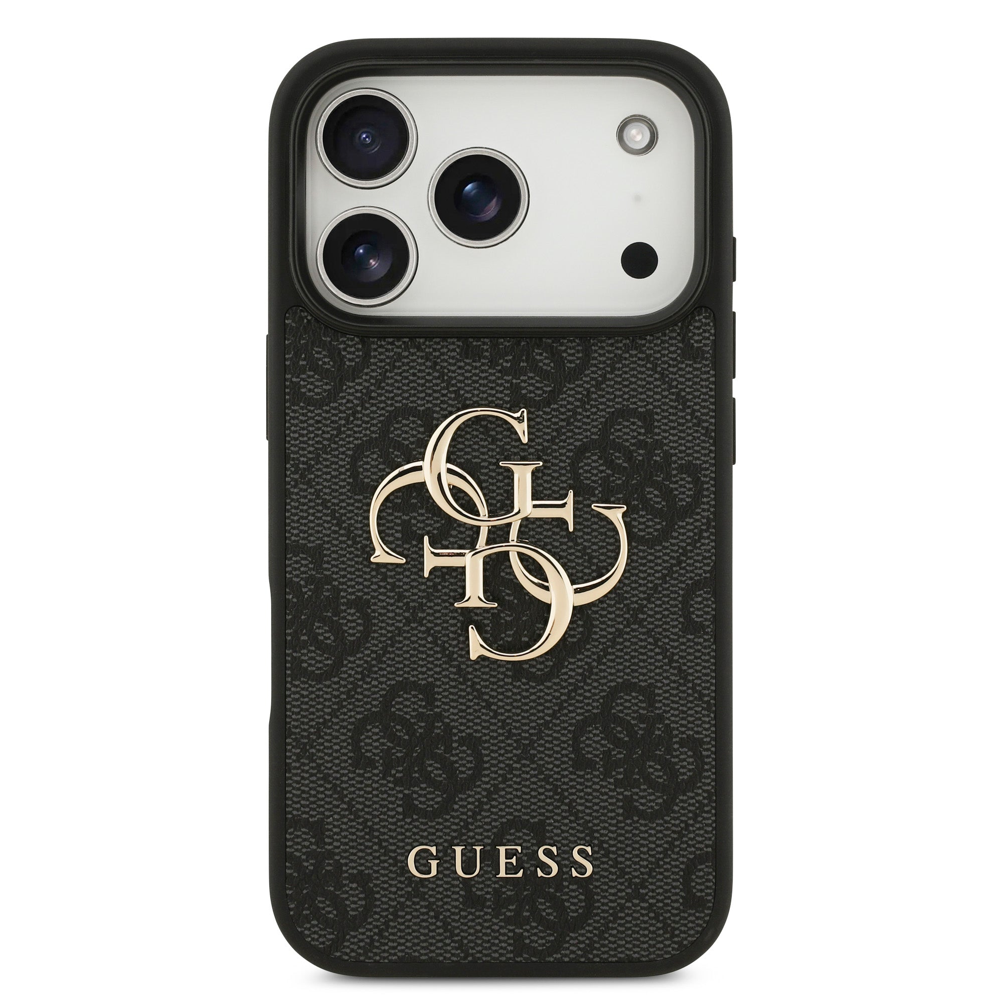 GUESS GUHCP17L4GMGGR HardCase 4G PU Big Logo Black iPhone 17 Pro