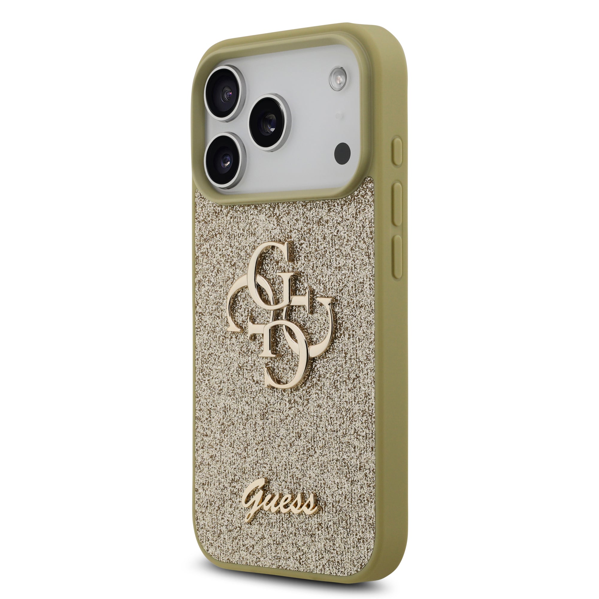 GUESS GUHCP17XHG4SGD HardCase Fixed Glitter Big 4G  Gold iPhone 17 Pro Max