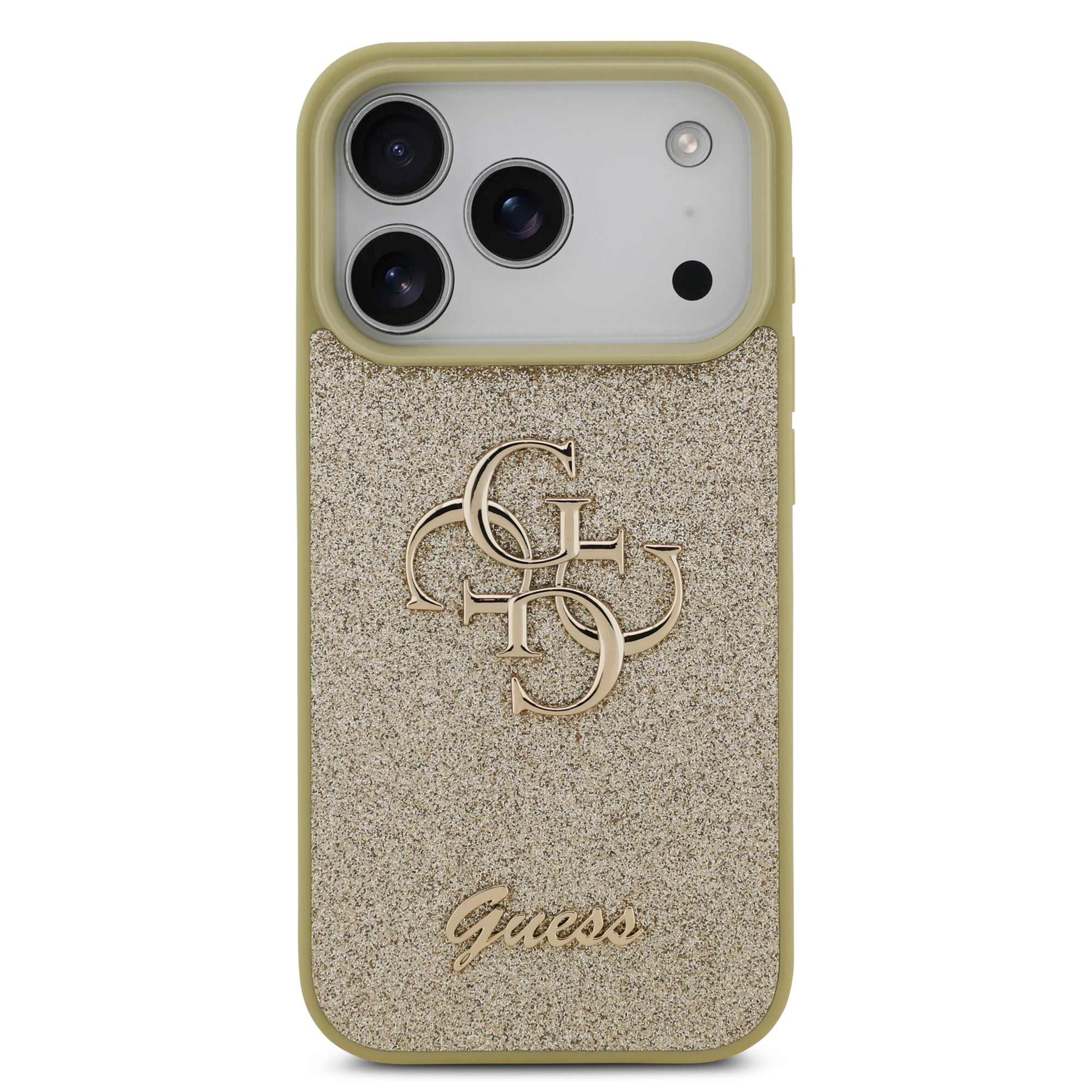 GUESS GUHCP17XHG4SGD HardCase Fixed Glitter Big 4G  Gold iPhone 17 Pro Max