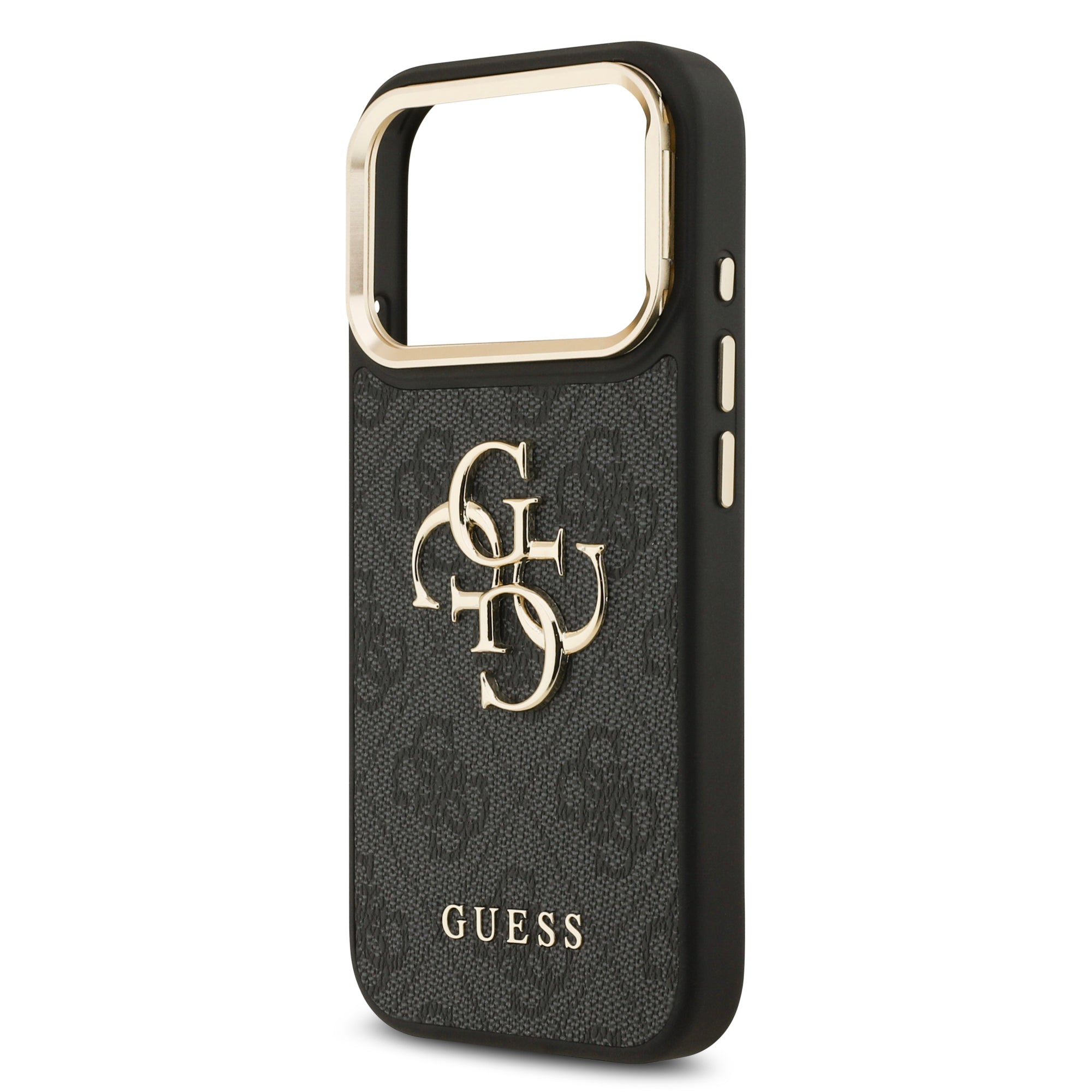 GUESS GUHCP17LPCS4GP4K HardCase 4G PU W/ Big 4G Classic Logo & Stand Camera Black iPhone 17 Pro