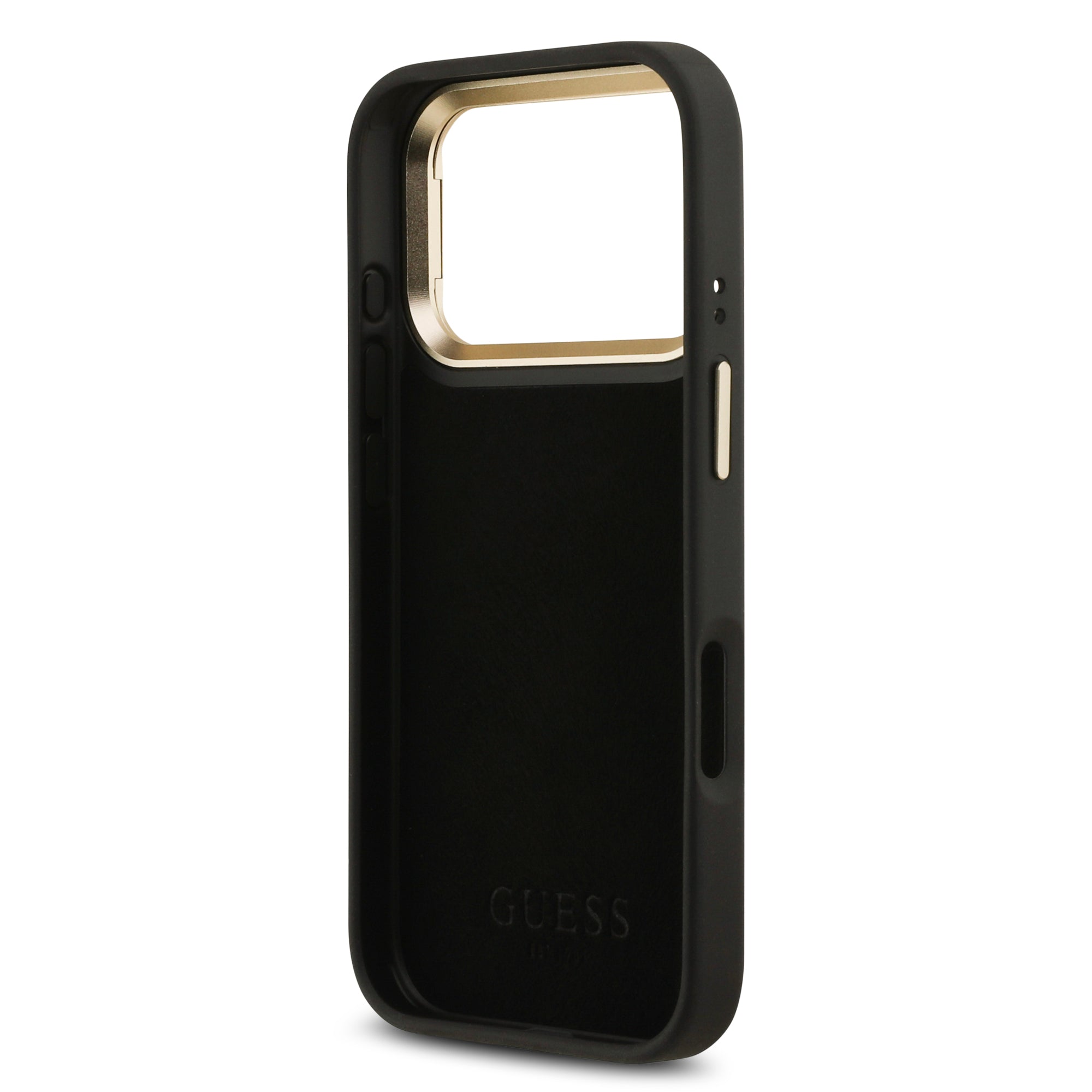 GUESS GUHCP17LPCS4GP4K HardCase 4G PU W/ Big 4G Classic Logo & Stand Camera Black iPhone 17 Pro