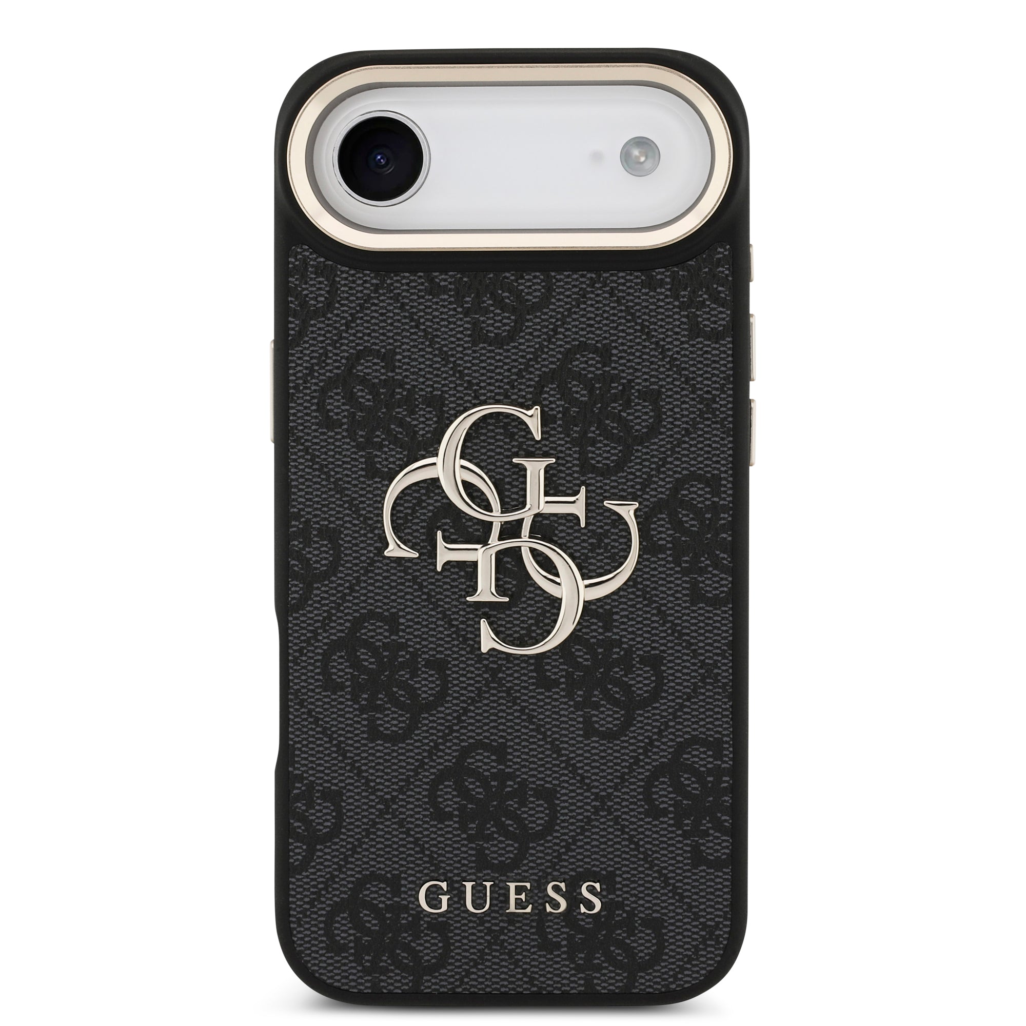 GUESS GUHCP17M4GMGCGR HardCase 4G PU W/ Big 4G Classic Logo GD Black iPhone 17 Air