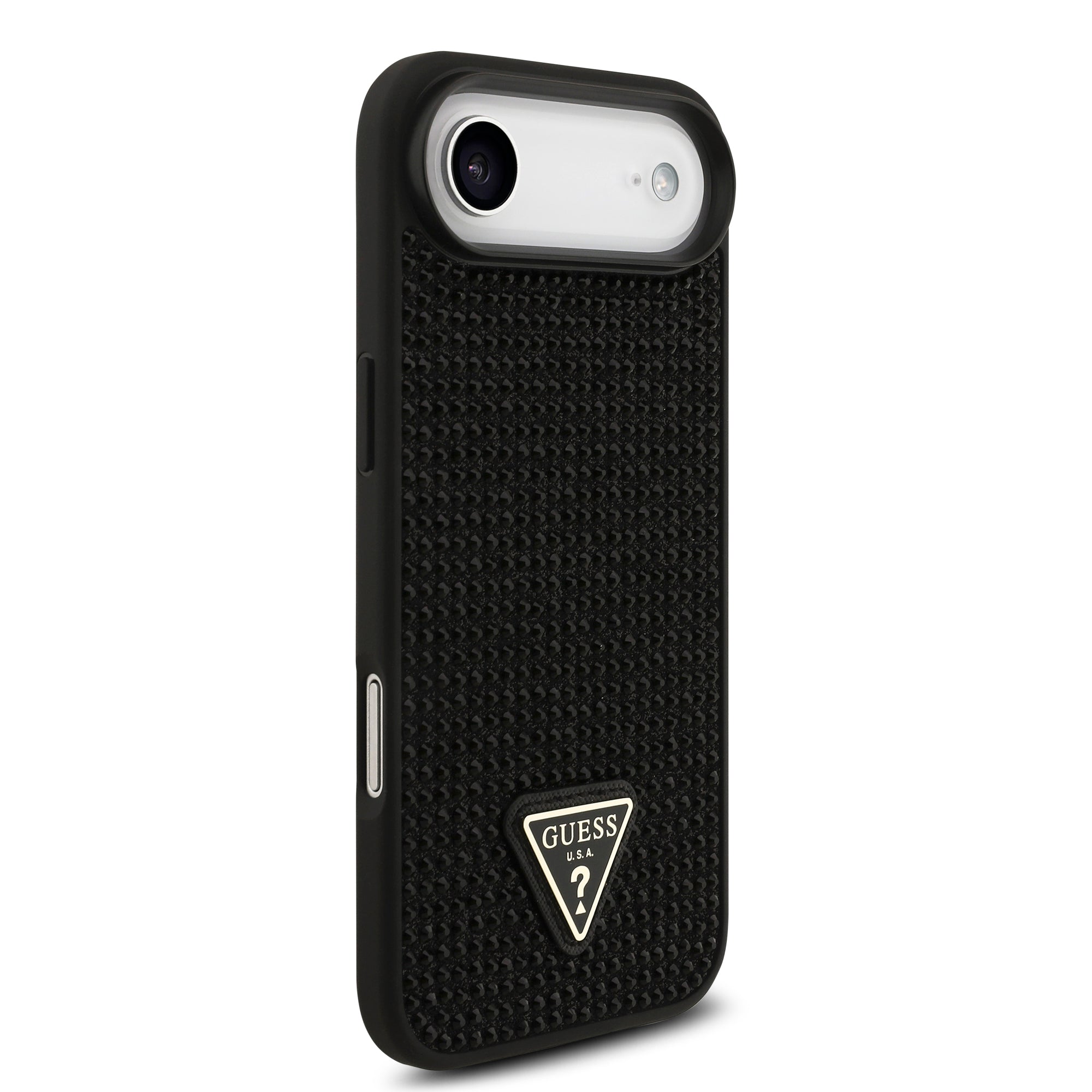 GUESS GUHCP17MHDGTPK HardCase Rhinestone Triangle Logo Black iPhone 17 Air