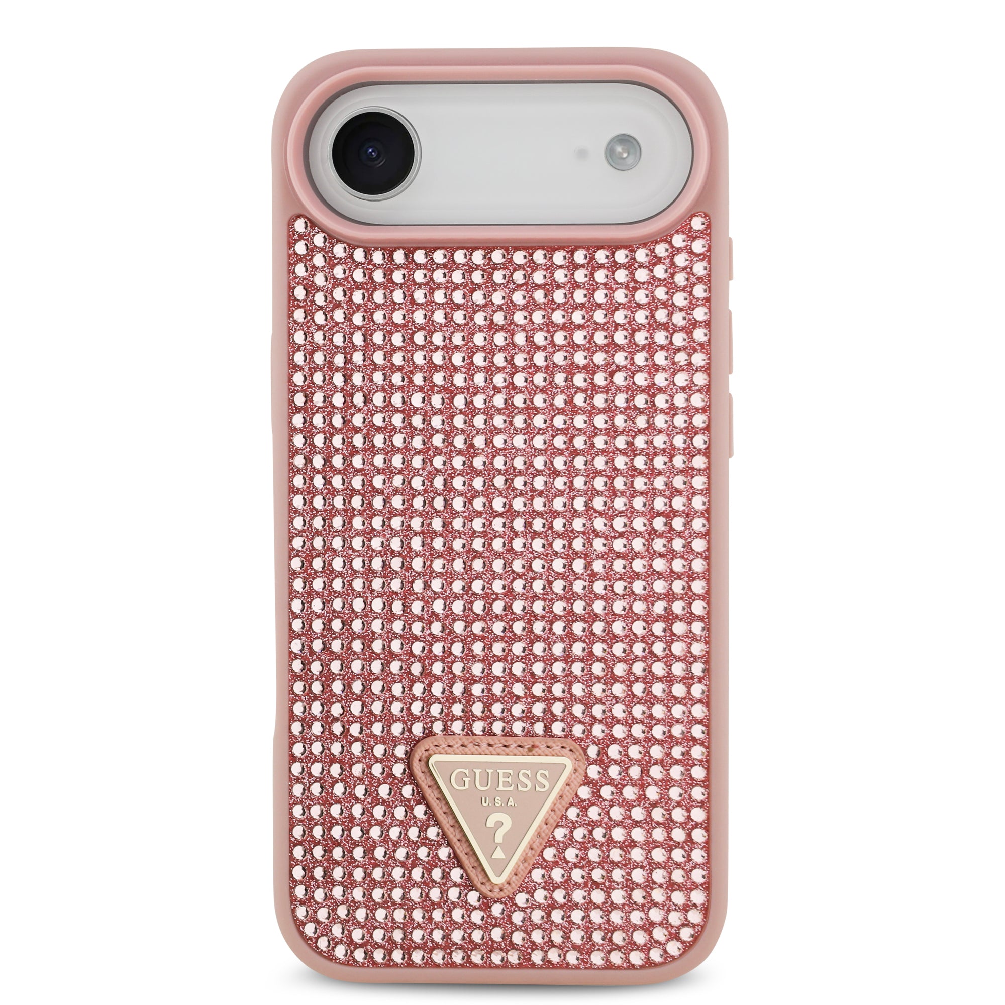 GUESS GUHCP17MHDGTPP HardCase Rhinestone Triangle Logo Pink iPhone 17 Air