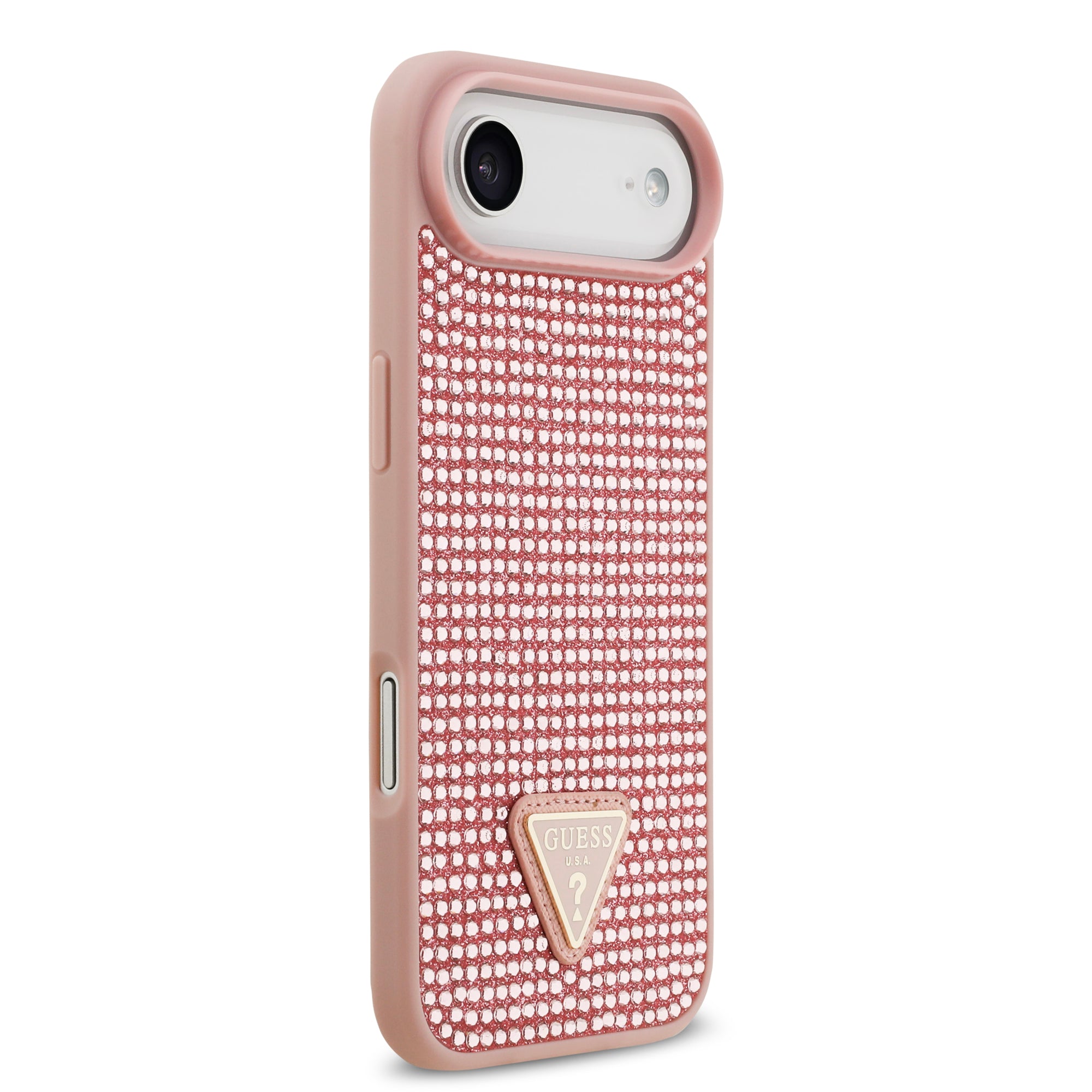 GUESS GUHCP17MHDGTPP HardCase Rhinestone Triangle Logo Pink iPhone 17 Air