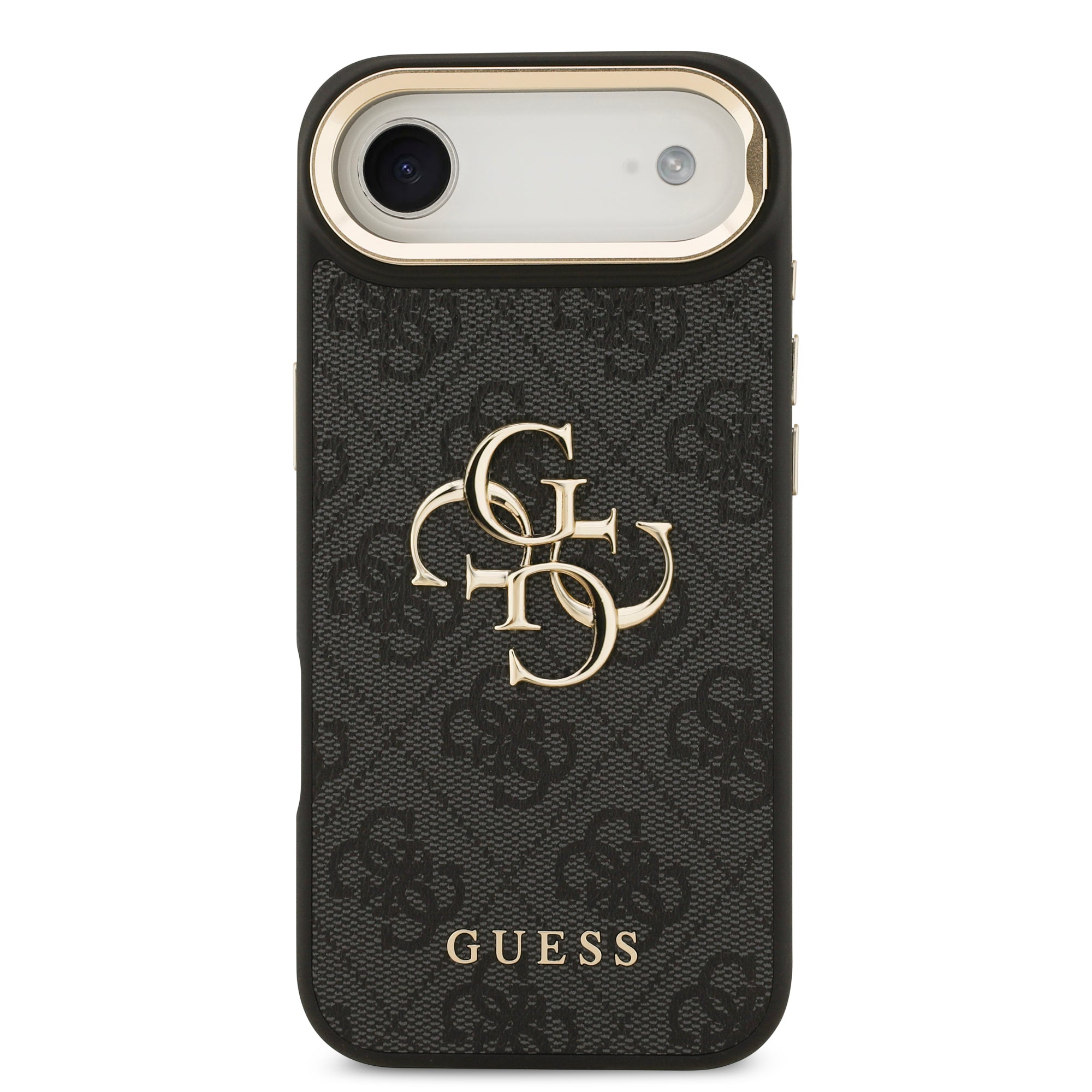 GUESS GUHCP17MPCS4GP4K HardCase 4G PU W/ Big 4G Classic Logo & Stand Camera Black iPhone 17 Air