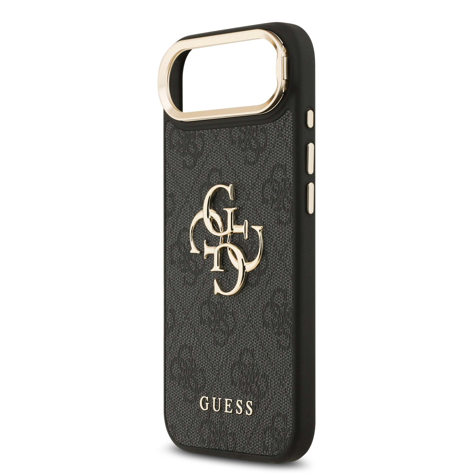 GUESS GUHCP17MPCS4GP4K HardCase 4G PU W/ Big 4G Classic Logo & Stand Camera Black iPhone 17 Air