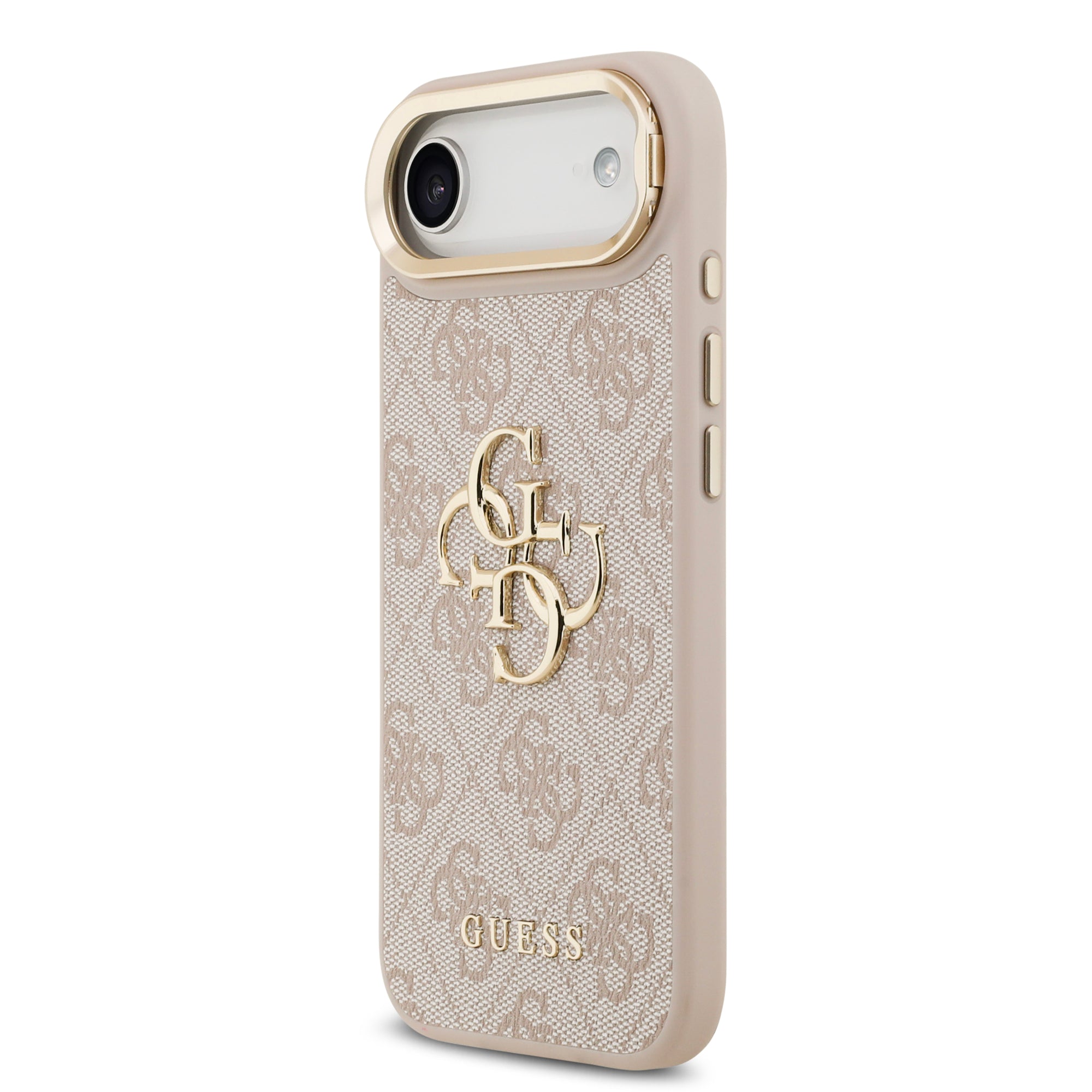 GUESS GUHCP17MPCS4GP4P HardCase 4G PU W/ Big 4G Classic Logo & Stand Camera Pink iPhone 17 Air