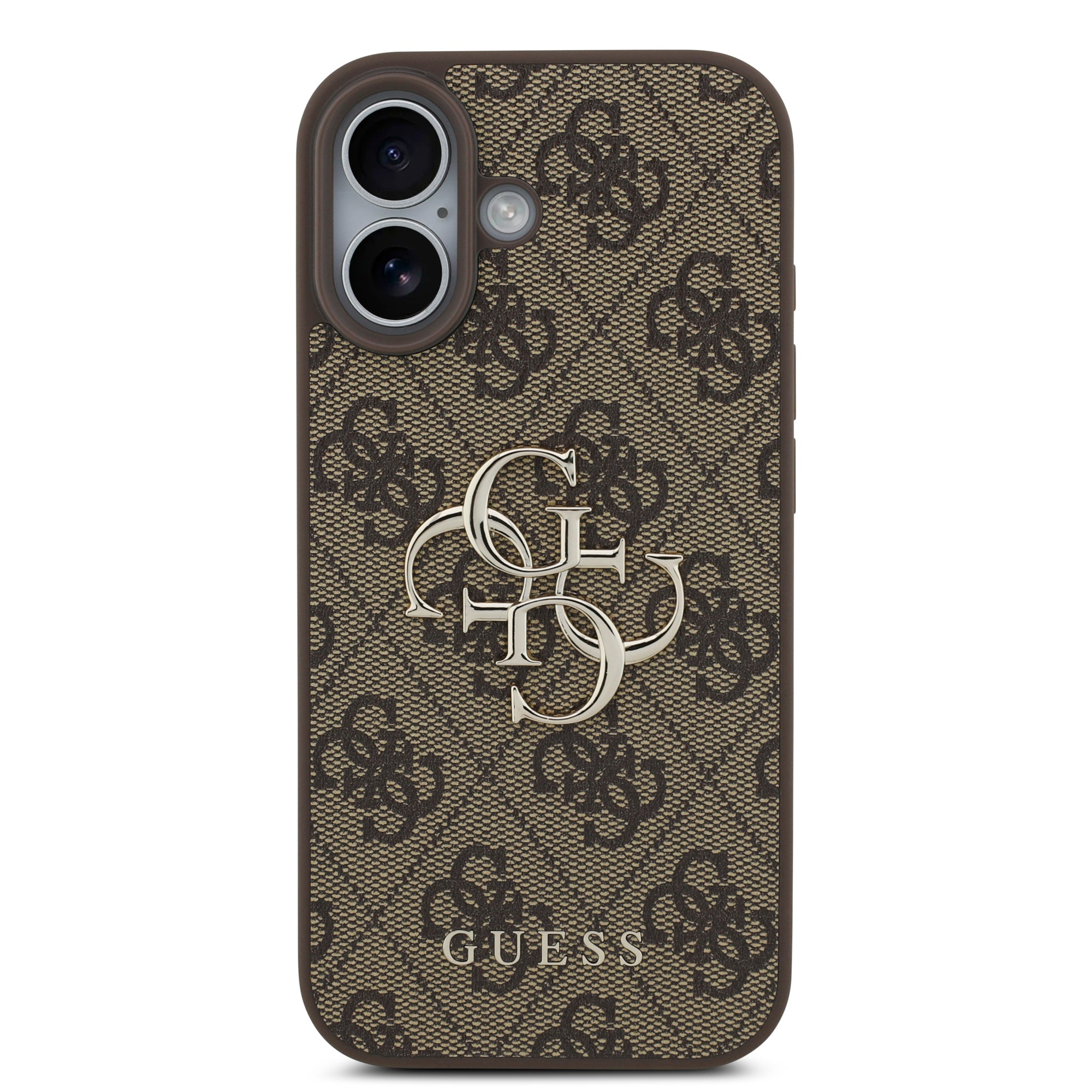 GUESS GUHCP17S4GMGBR HardCase 4G PU Big Logo Brown iPhone 17