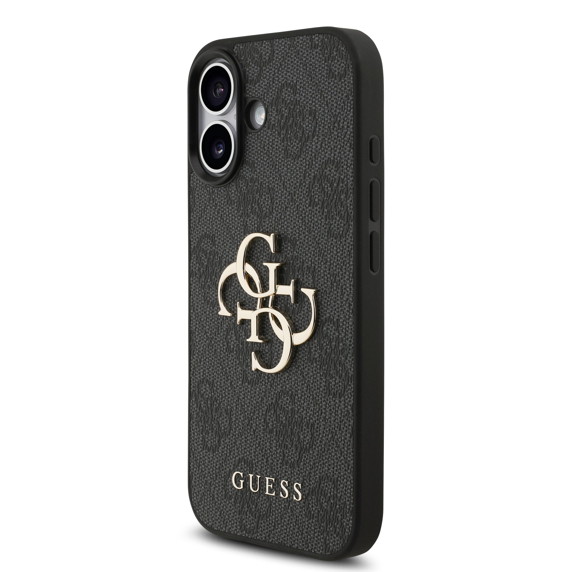 GUESS GUHCP17S4GMGGR HardCase 4G PU Big Logo Black iPhone 17