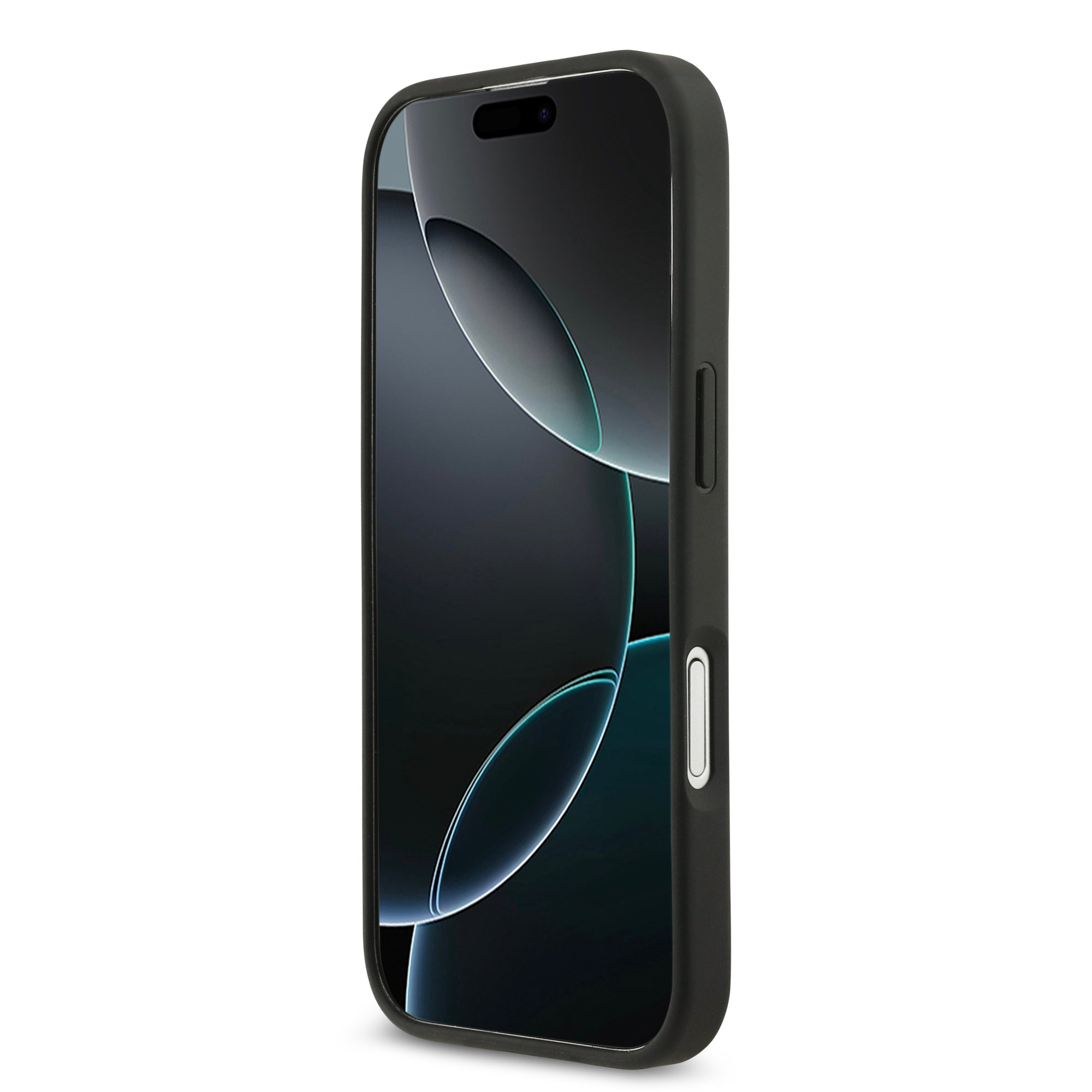 GUESS GUHCP17SHDGTPK HardCase Rhinestone Triangle Logo Black iPhone 17