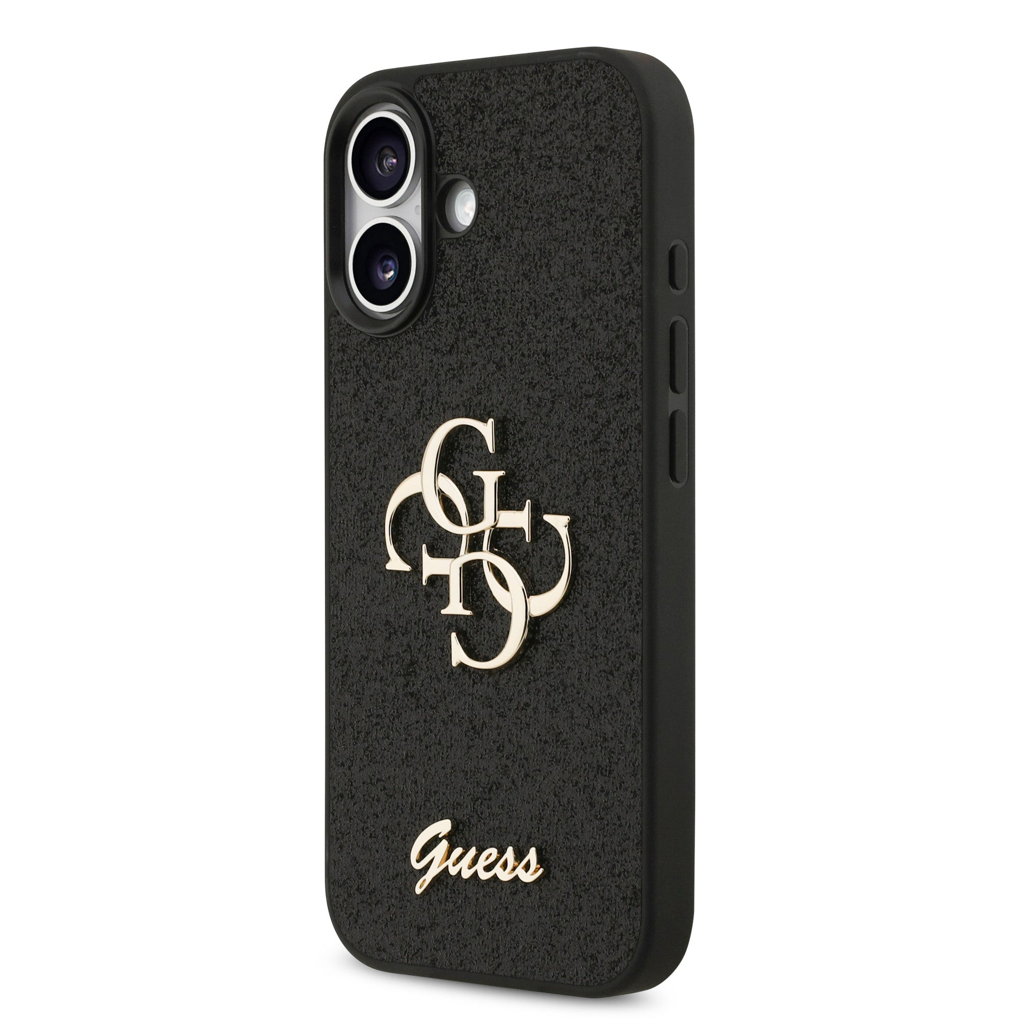 GUESS GUHCP17SHG4SGK HardCase Fixed Glitter Big 4G  Black iPhone 17
