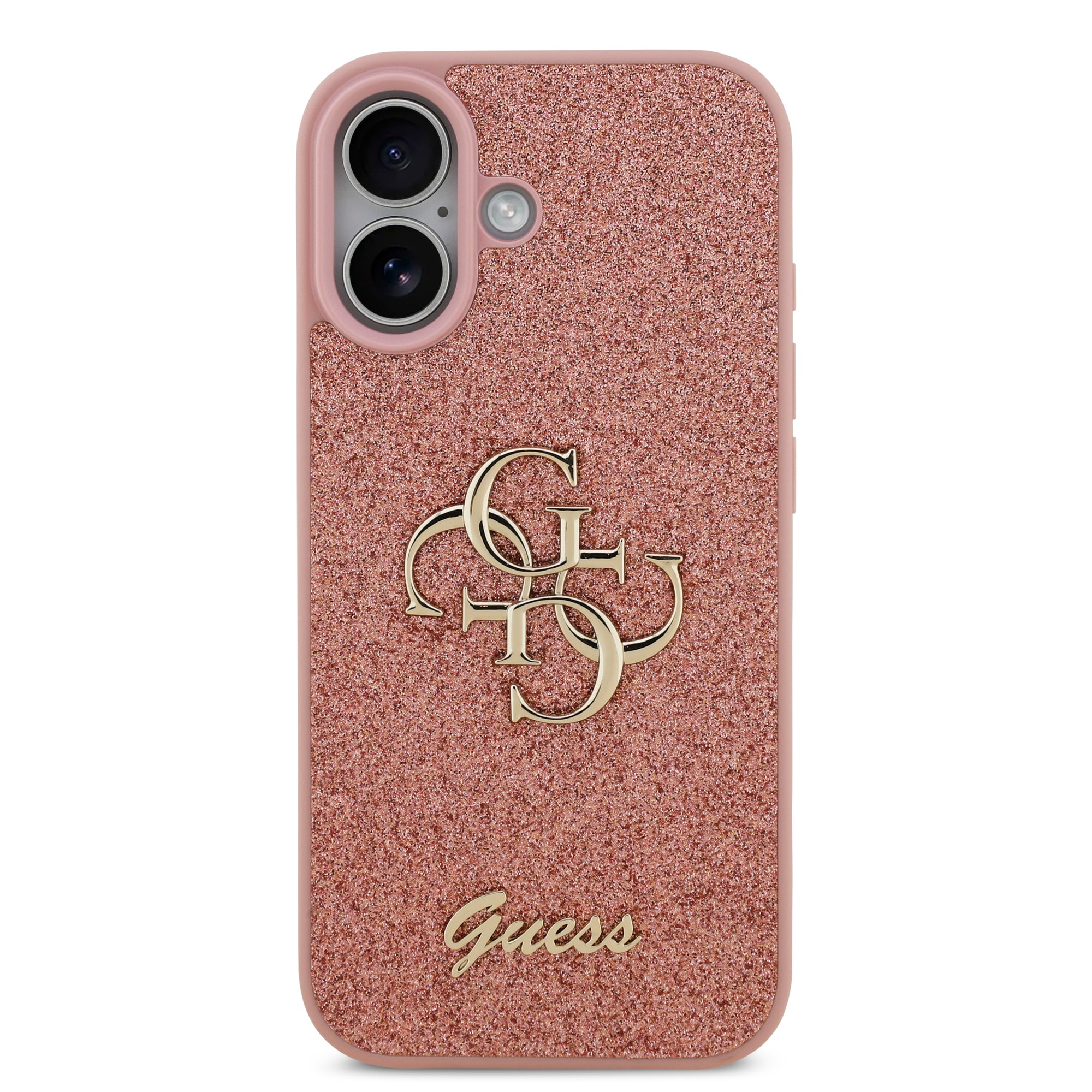 GUESS GUHCP17SHG4SGP HardCase Fixed Glitter Big 4G  Pink iPhone 17