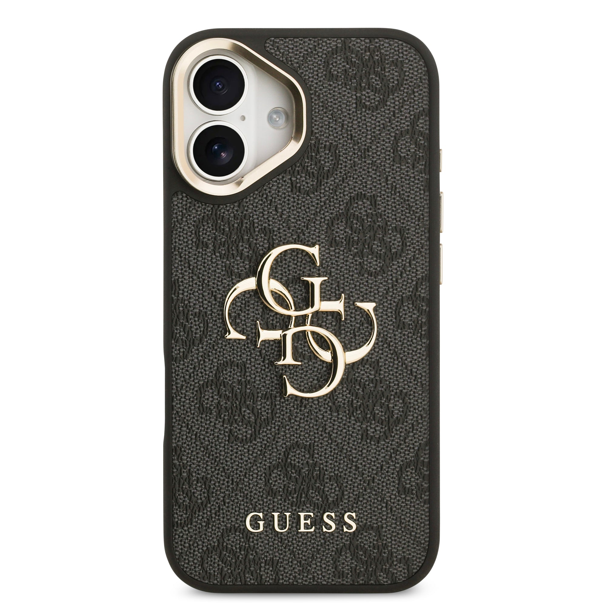 GUESS GUHCP17SPCS4GP4K HardCase 4G PU W/ Big 4G Classic Logo & Stand Camera Black iPhone 17