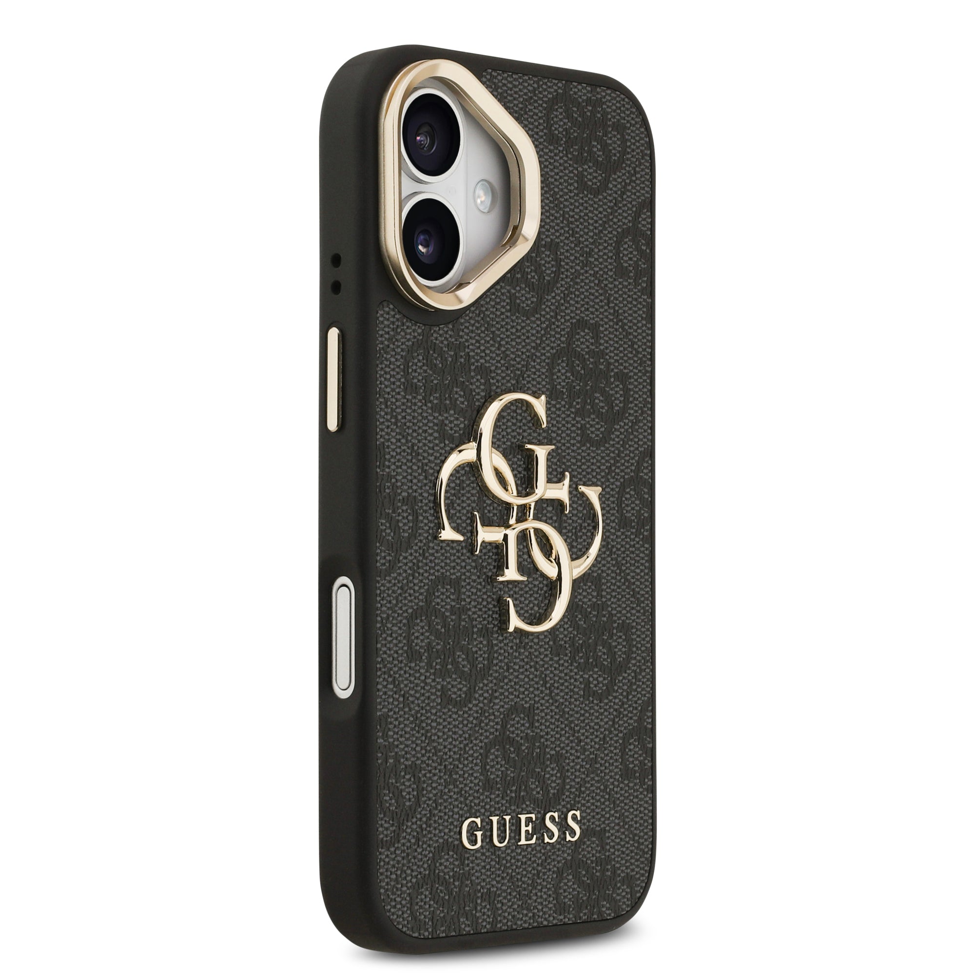 GUESS GUHCP17SPCS4GP4K HardCase 4G PU W/ Big 4G Classic Logo & Stand Camera Black iPhone 17